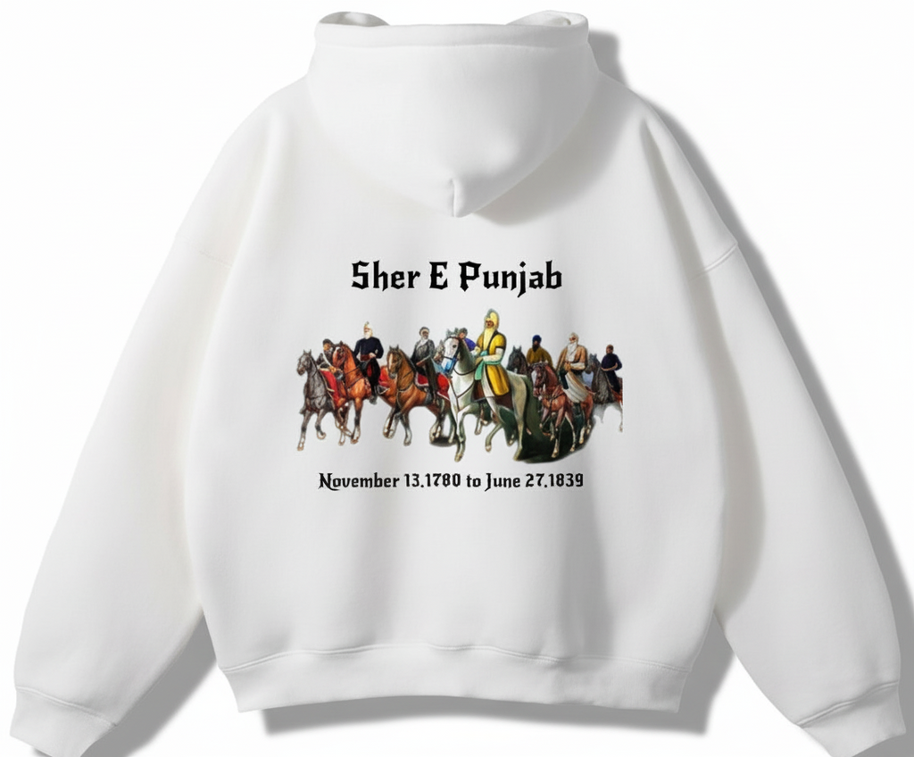 Sher-E-Punjab Premium Hoodie – Sikh Empire Tribute Edition